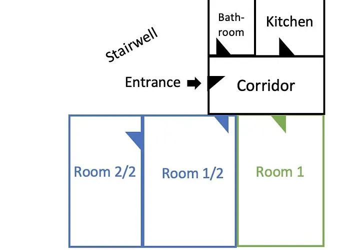 Einzelzimmer Für Bis Zu 2 Personen - 4 Og Duisburg